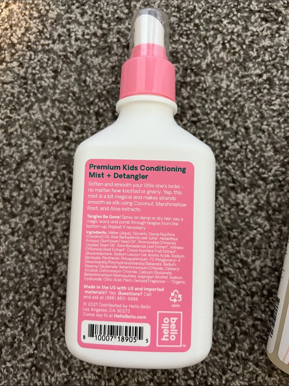 BNWT Hello Bello Kids Watermelon & Honest Conditioning Detangler Set! - Picture 3 of 5